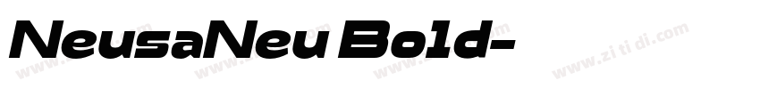 NeusaNeu Bold字体转换 NeusaNeu Bold字体转换